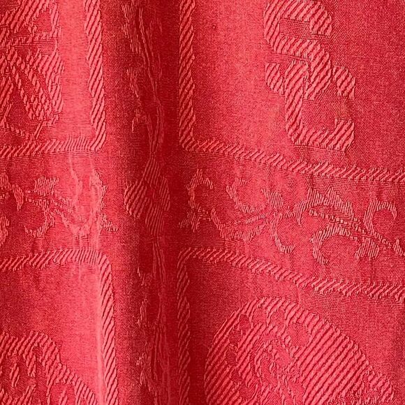 Reyn Spooner VTG Distressed Brocade Silk Button down Short Sleeve Shirt … - Picture 7 of 7